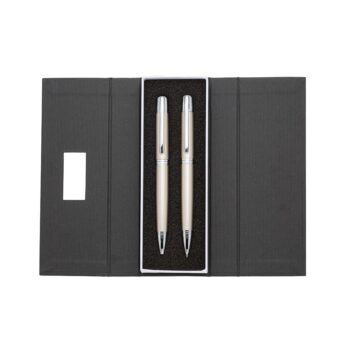 Conjunto Caneta e Lapiseira CHAMPAGNE 9655 1556917681