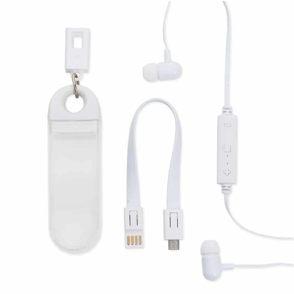 Fone De Ouvido Bluetooth Com Estojo E Cabo Para Recarga 247D5 1593719650