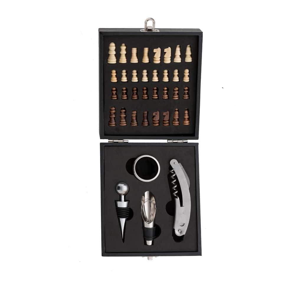 Kit Vinho Xadrez 4 Peças