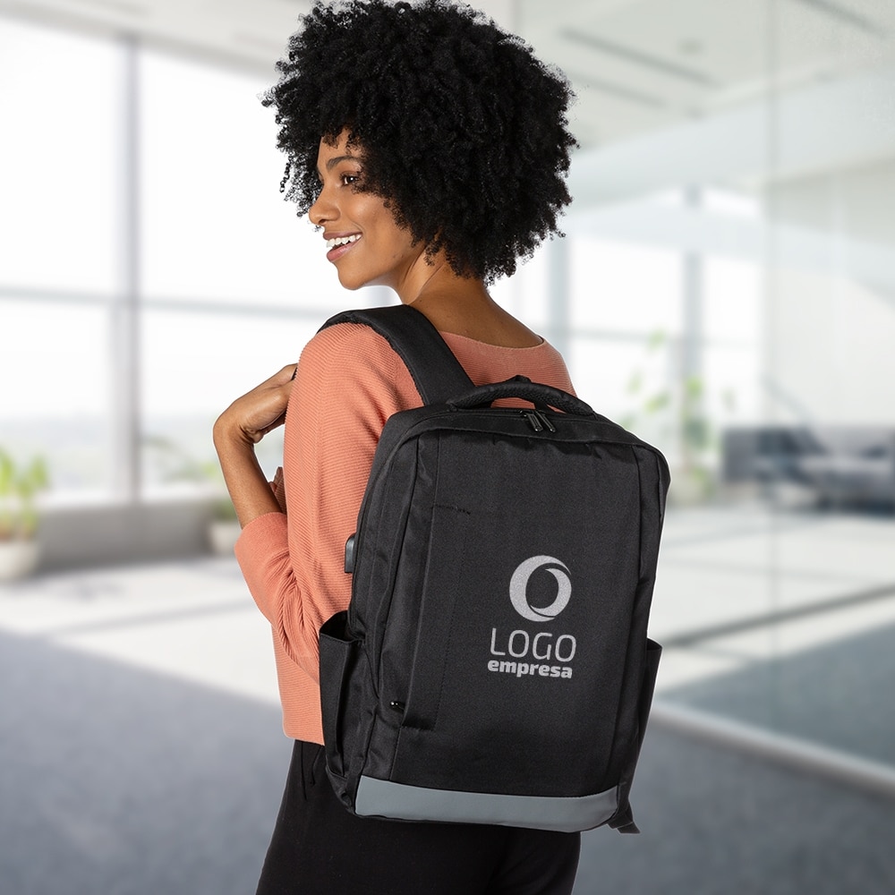 Mochila De Nylon Usb 11853D4 1623087952