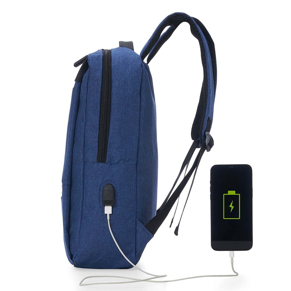 Mochila De Nylon Usb 18L 13158D2 1626190619