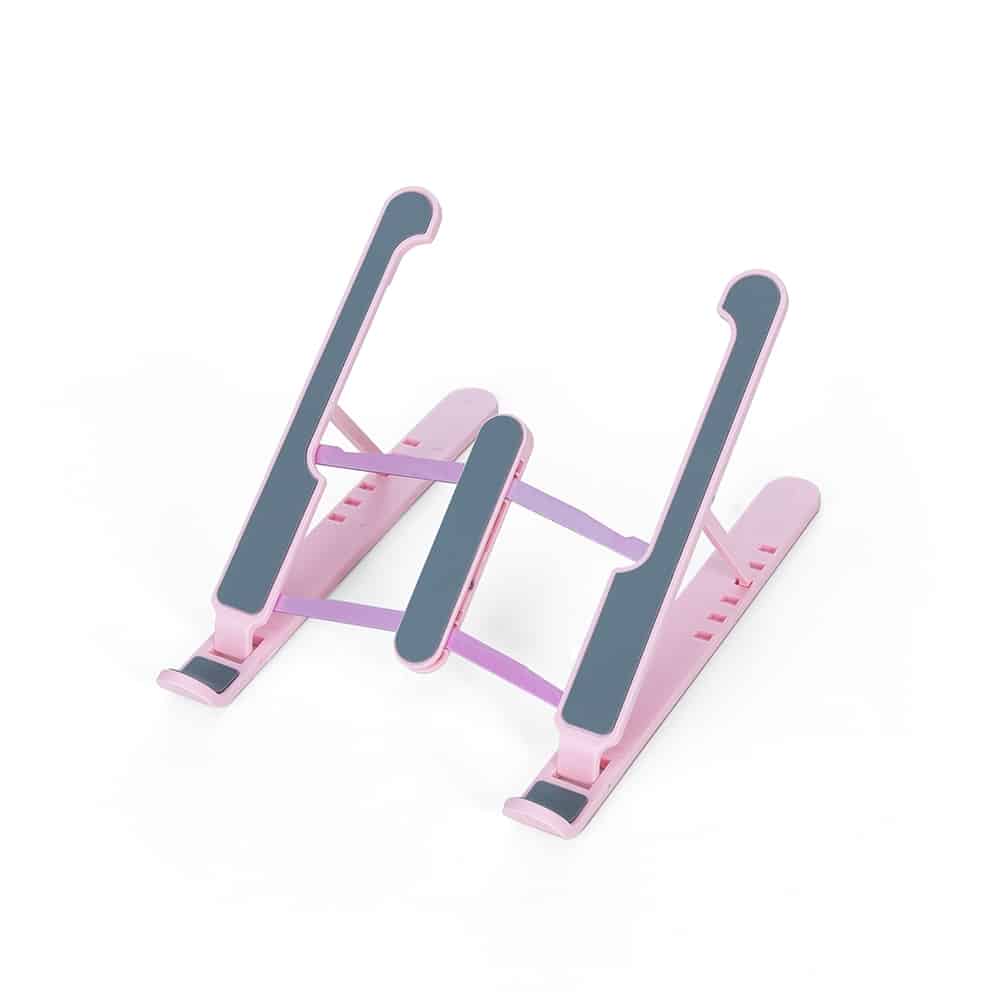Suporte Retratil Para Notebook Multi Angulos Rosa 12585 1611950620