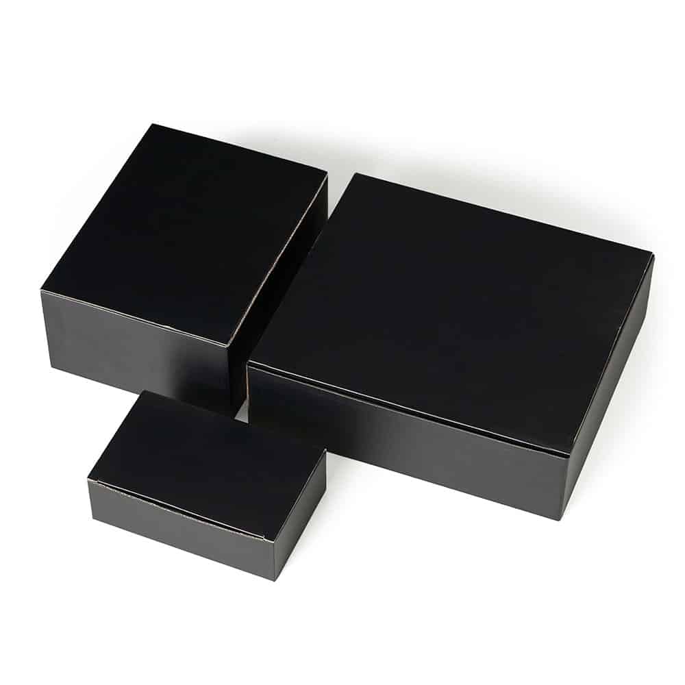 Caixa Para Presente Em Papelao Preto Fosco Com Fundo Automatico 269D4 1636574015