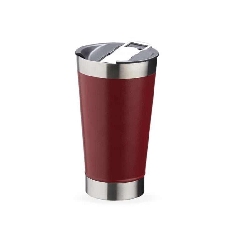 Copo Termico 500Ml Com Abridor Vermelho 14071 1644934126