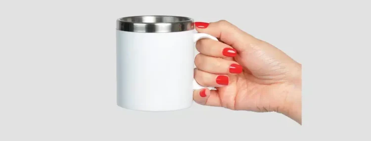 Caneca Em Aco Inox Poliestireno 300 Ml 10000