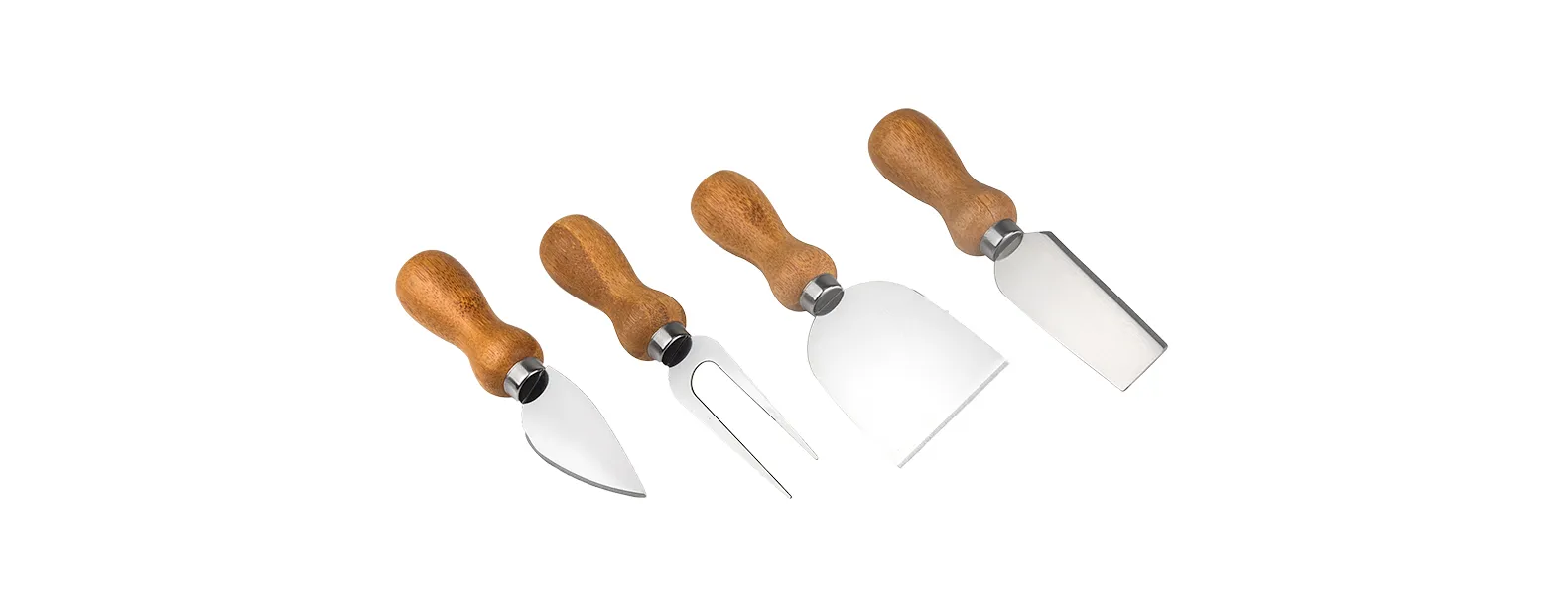 Conj De Faca Inox Bambu 4 Pcs 19979