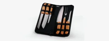 conj de facas inox bambu com estojo frankfurt 7 pcs 11411