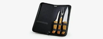 conjde facas inox bambu com estojo frankfurt 4 pcs 10837