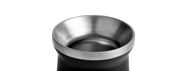 Cuia Termica Em Aco Inox Com Bomba Preto 300Ml 20816