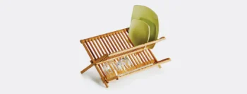 escorredor de pratos em bambu quioto 12147