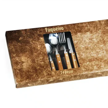 faqueiro inox bambu special line 24 pcs 661