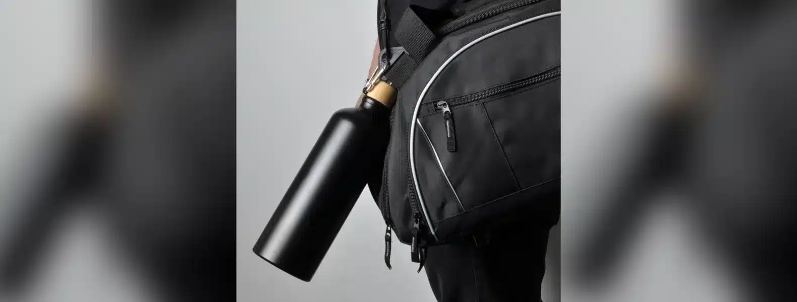 Garrafa De Aluminio Preta 1 Litro 20622