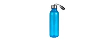 garrafa plastica azul com tampa em inox 600ml 20256