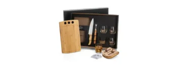 kit churrasco whisky e truco 8 pcs c jogo de baralho 18172