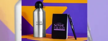 kit com squeeze caneta e bloco 3 pcs 20106