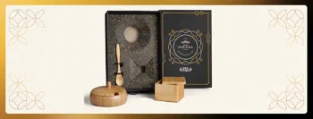 kit farinheira e saleiro em bambu 3 pcs 20827