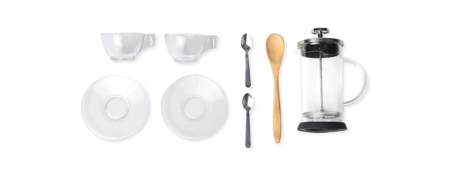 Kit Para Cafe Com Prensa Francesa 8 Pcs 20584