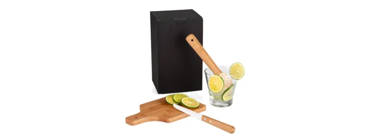 Kit Para Caipirinha Em Bambu Ibiza 035 L 4 Pcs 19833