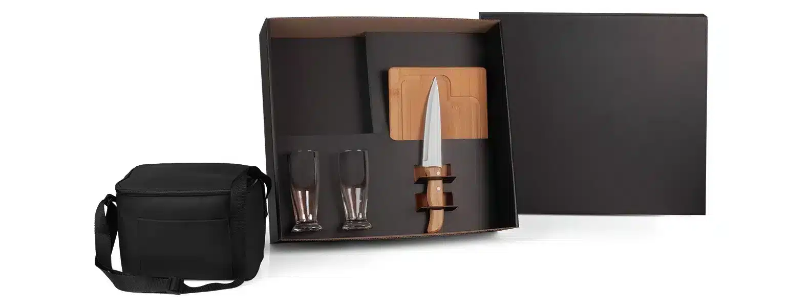 Kit para Churrasco com Copos e Bolsa Térmica - 5 Peças