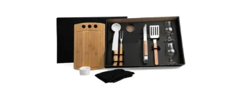 kit para churrasco hamburguer cerveja 10 pcs 20024