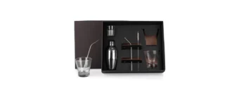kit para drinks com coqueteleira 7 pcs 20162