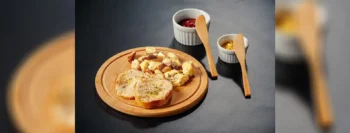 kit para petisco com tabua redonda 5 pcs 19144