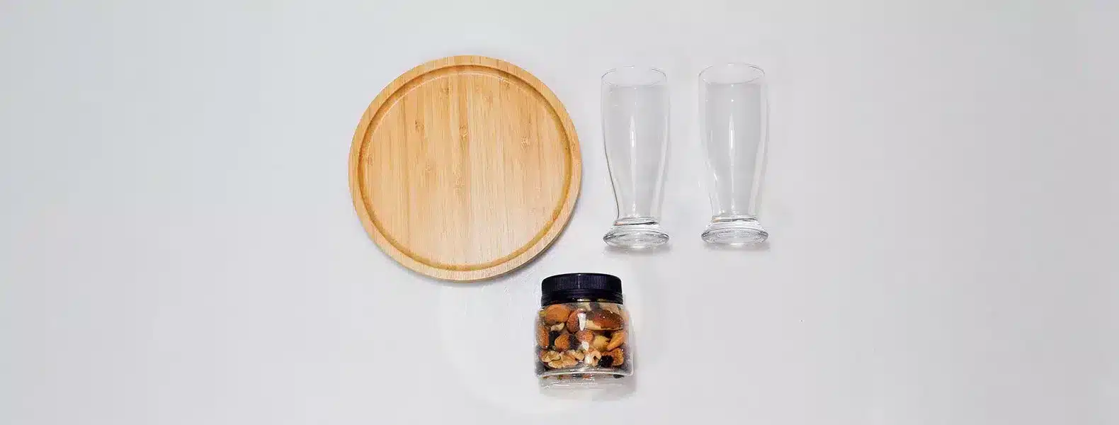 Kit Petisco Com Caneca E Mix De Castanhas 4 Pcs 20446