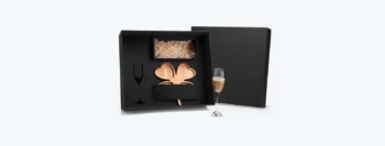 kit petisco e champagne 2 pcs nao acompanha garrafa 17130