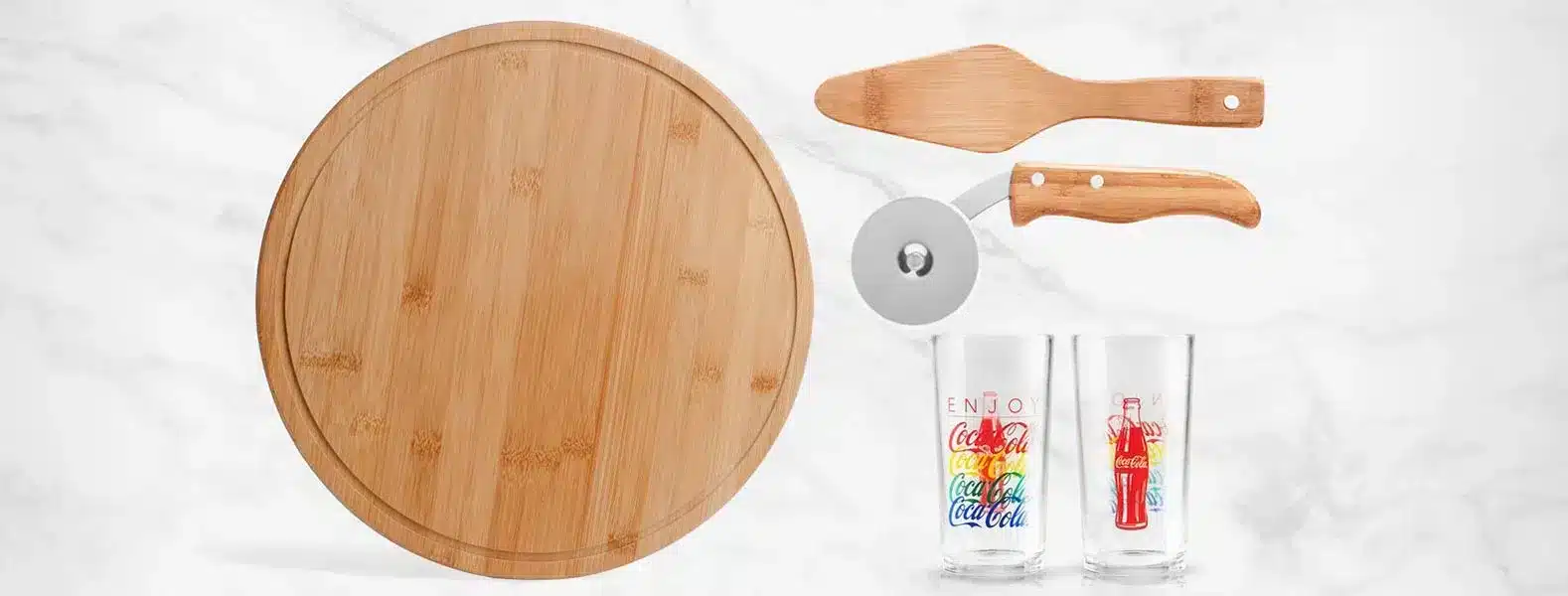 Kit Pizza E Refrigerante Coca Cola Summer 5 Pcs 17599