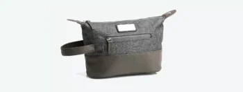 necessaire em melange cinza 17022