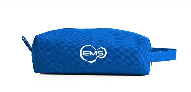 Necessaire Em Nylon 600 Com Alca Azul 14500