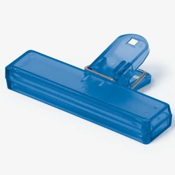 prendedor de embalagem em poliestireno azul 10890